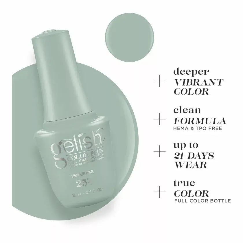 Gelish Color Plus Gelcolor - 254 Sugar Mint Kisses 0.5 oz - #1510254 Gelish