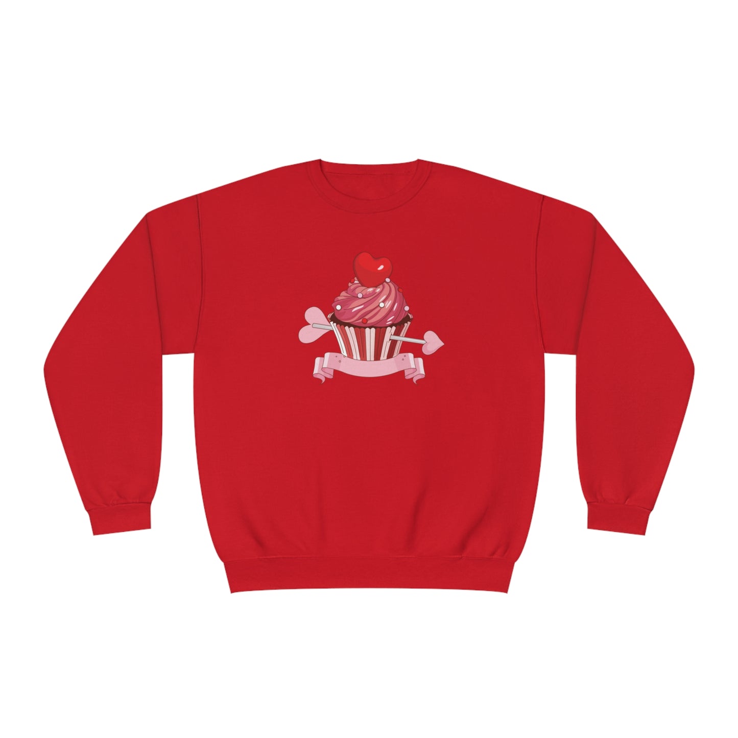 Unisex Valentines CupCake Sweatshirt Printify