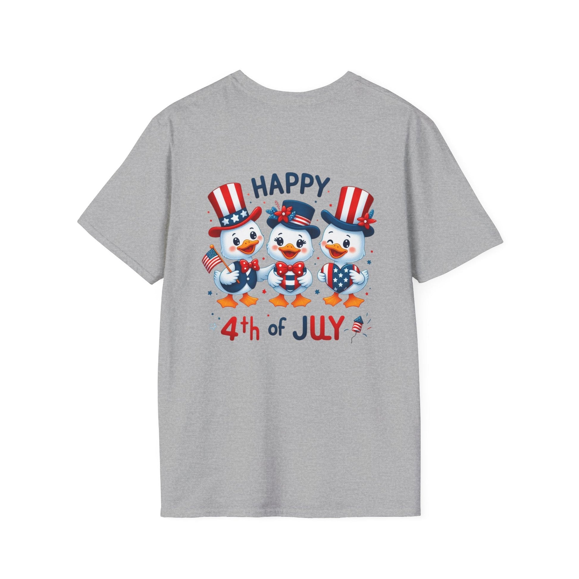 4th of July Duck Trio T-Shirt Printify