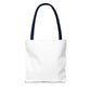 Patriotic Tote Bag with Bear Design | Barkin' for Freedom | Perfect for July 4th, Summer Picnics, Travel, and Everyday Use Printify