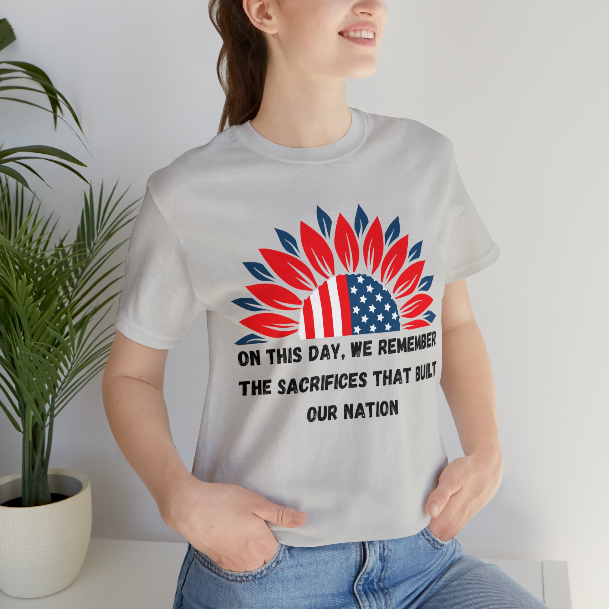 4th of July Sunflower Shirt, Fourth Of July Shirt, Independence Day Shirts, Freedom shirt, Printify