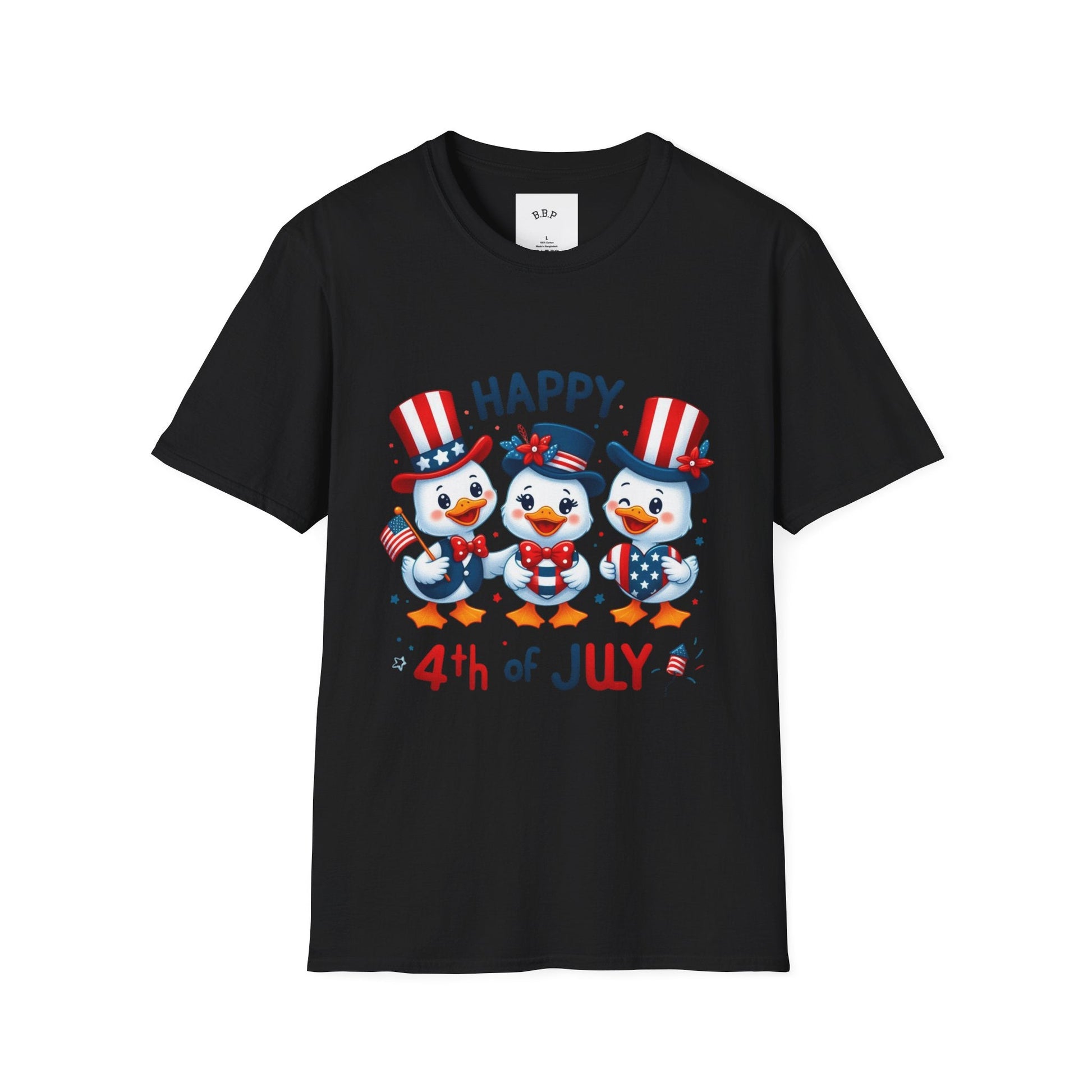 4th of July Duck Trio T-Shirt Printify