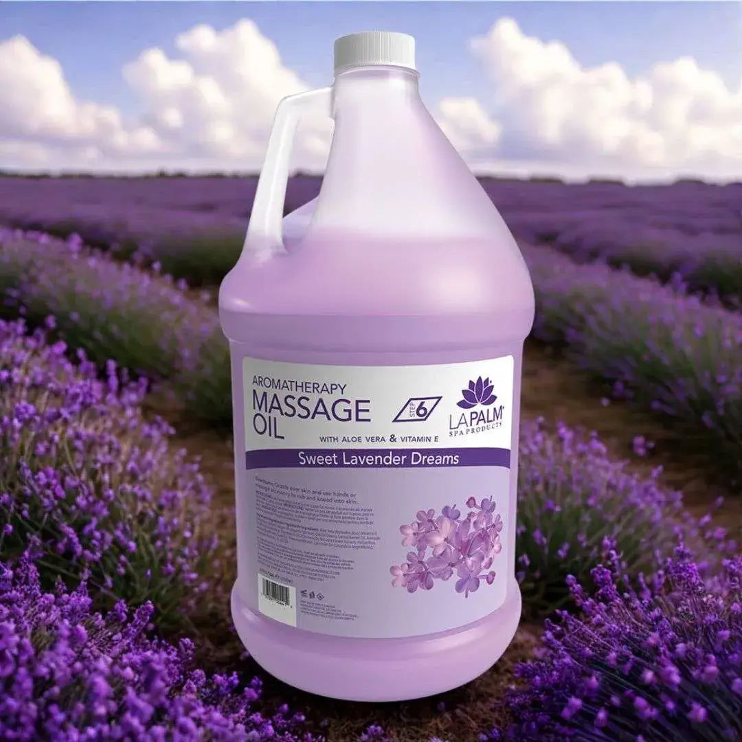 Lapalm-Healing Therapy Collagen Massage Lotion Sweet Lavender Dreams Gallon La Palm