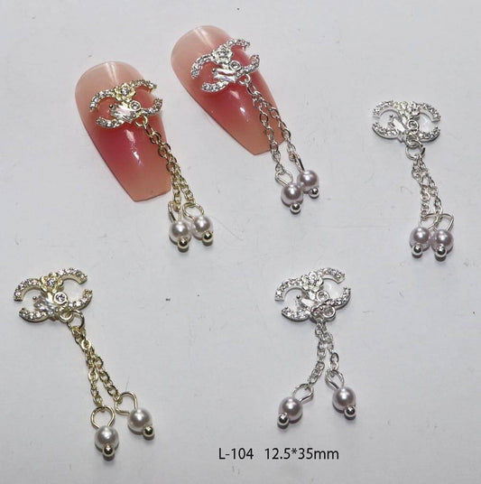 Nail Charm L104 - 2pcs/Bag