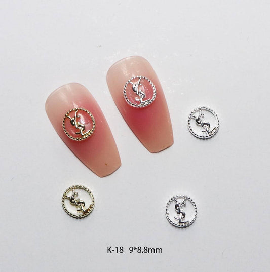 Nail Charm K18 - 2pcs/Bag
