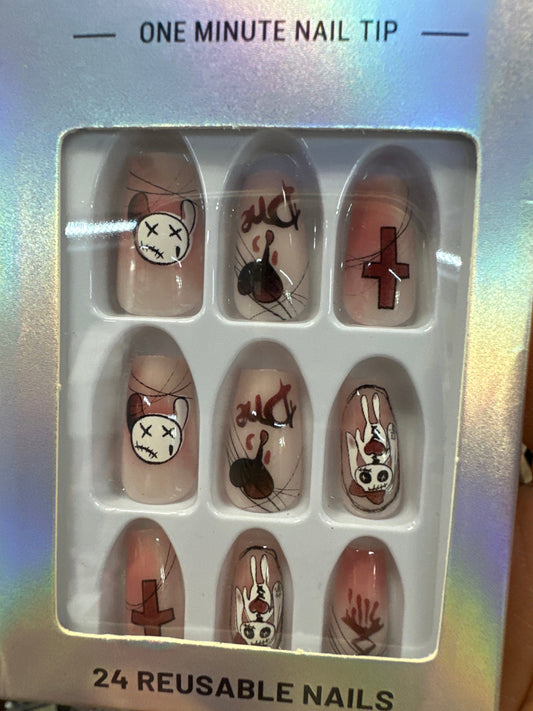 Press on Nail Design W1603 Beyond Beauty Page