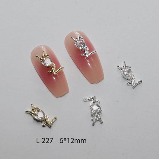 Nail Charm L227 - 2pcs/Bag Premier Nail Supply