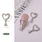 Nail Charm 3D  Diamond Heart 1 pcs/bag Premier Nail Supply