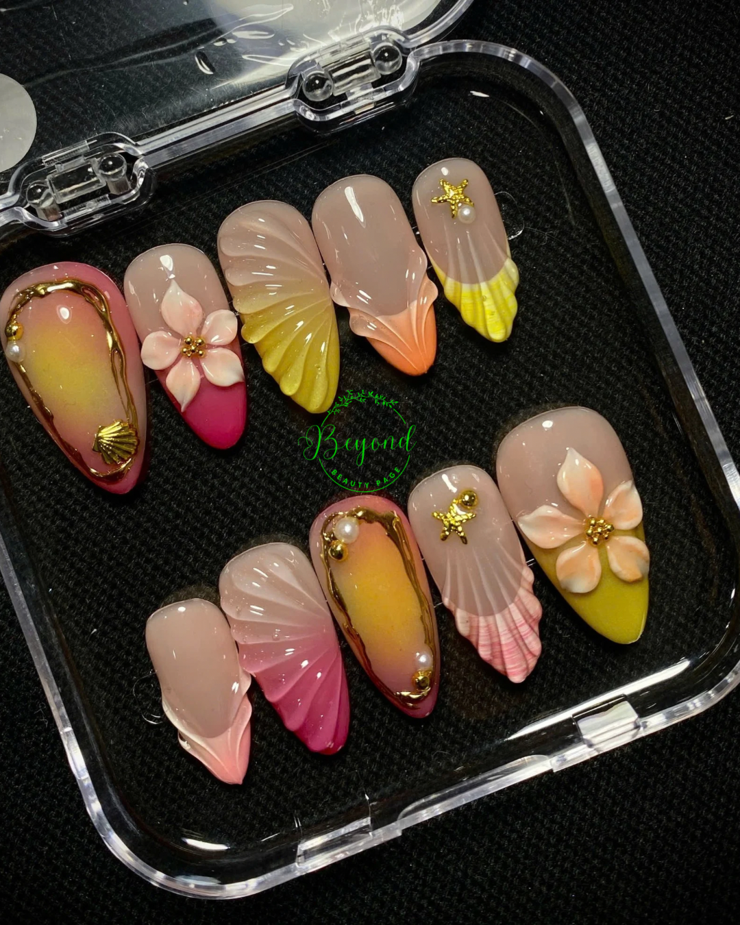 Handmade Luxury Press on nail Beyond Beauty Page