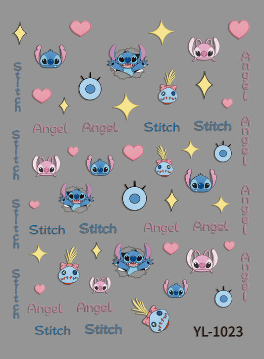 Nail Sticker Stitch Angel #YL1023 Premier Nail Supply