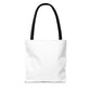 Patriotic Tote Bag with Bear Design | Barkin' for Freedom | Perfect for July 4th, Summer Picnics, Travel, and Everyday Use Printify