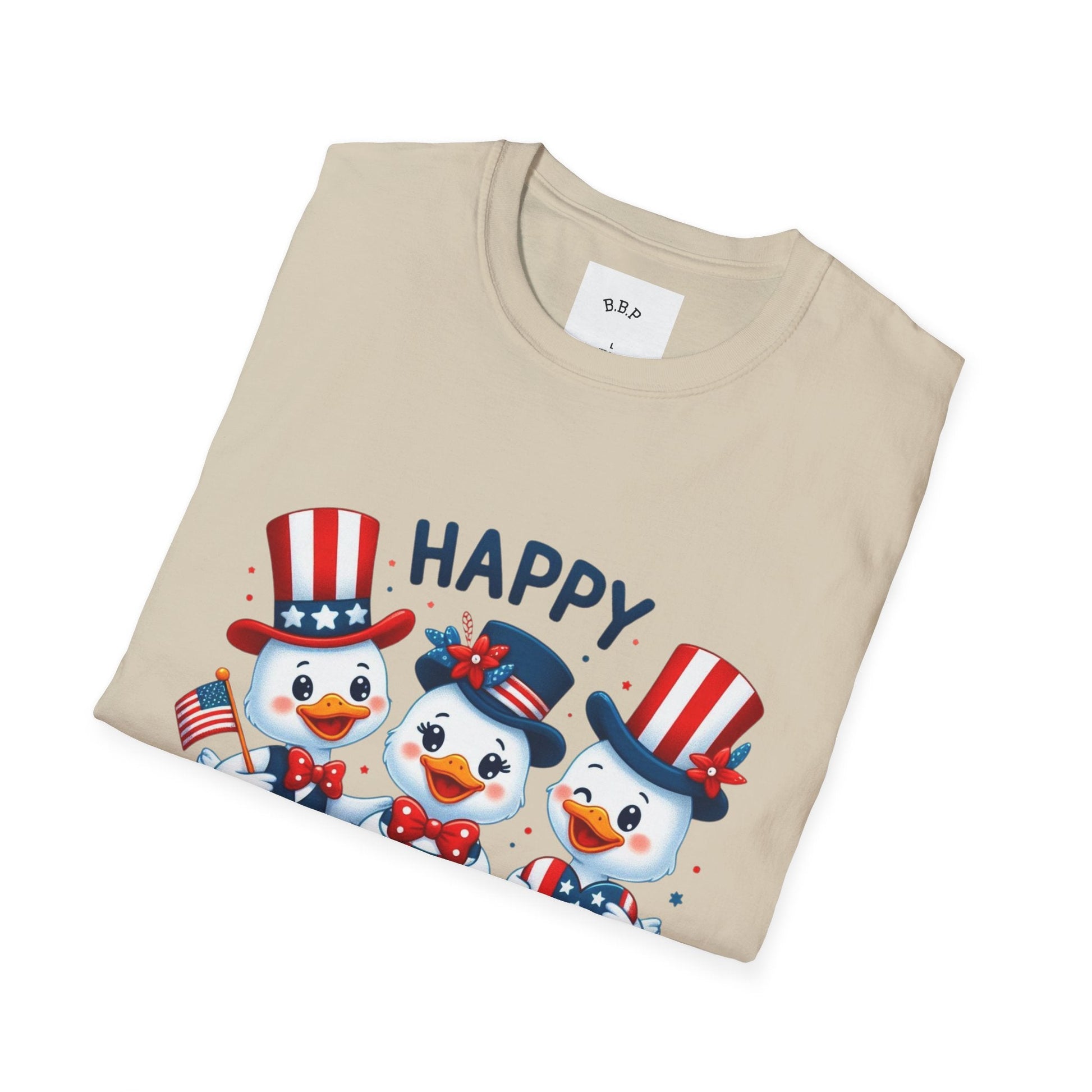 4th of July Duck Trio T-Shirt Printify