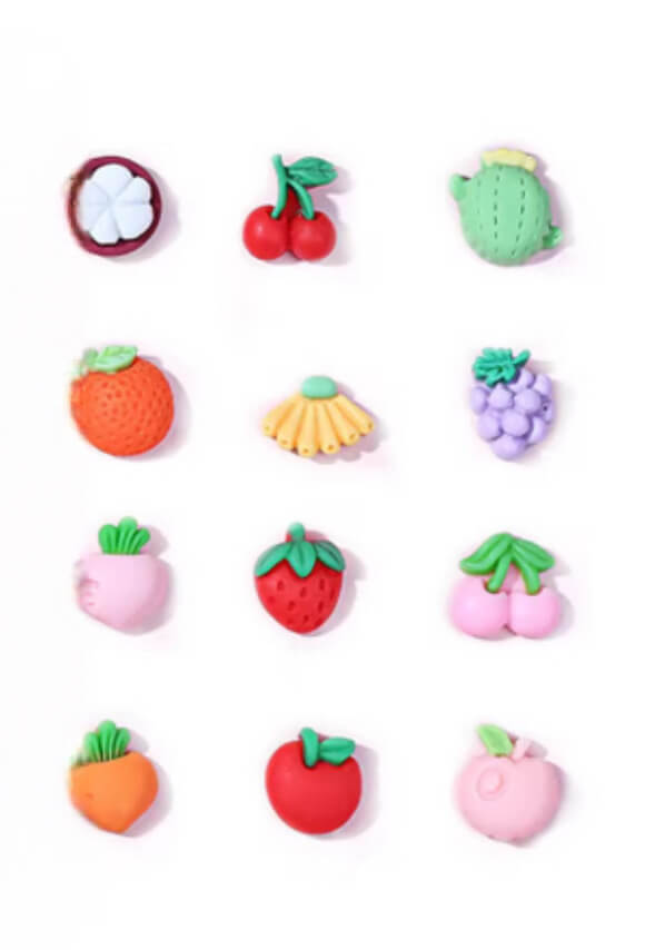 Nail Charm 3D Mix Fruit 10pcs/Bag Premier Nail Supply