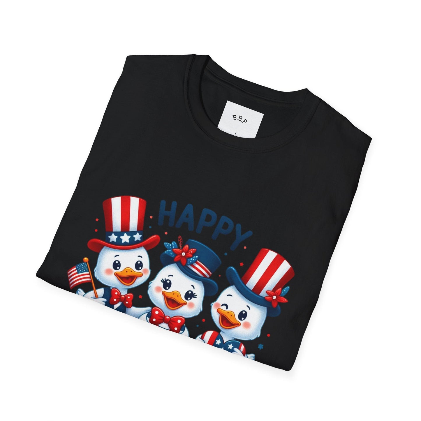 4th of July Duck Trio T-Shirt Printify