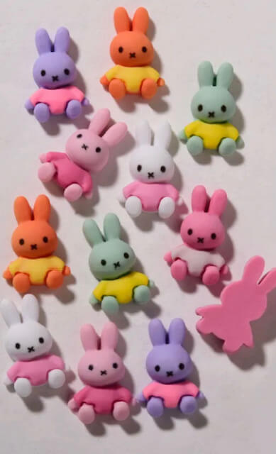 3D Resin Nail Charm Rabbit 12pcs/bag Premier Nail Supply