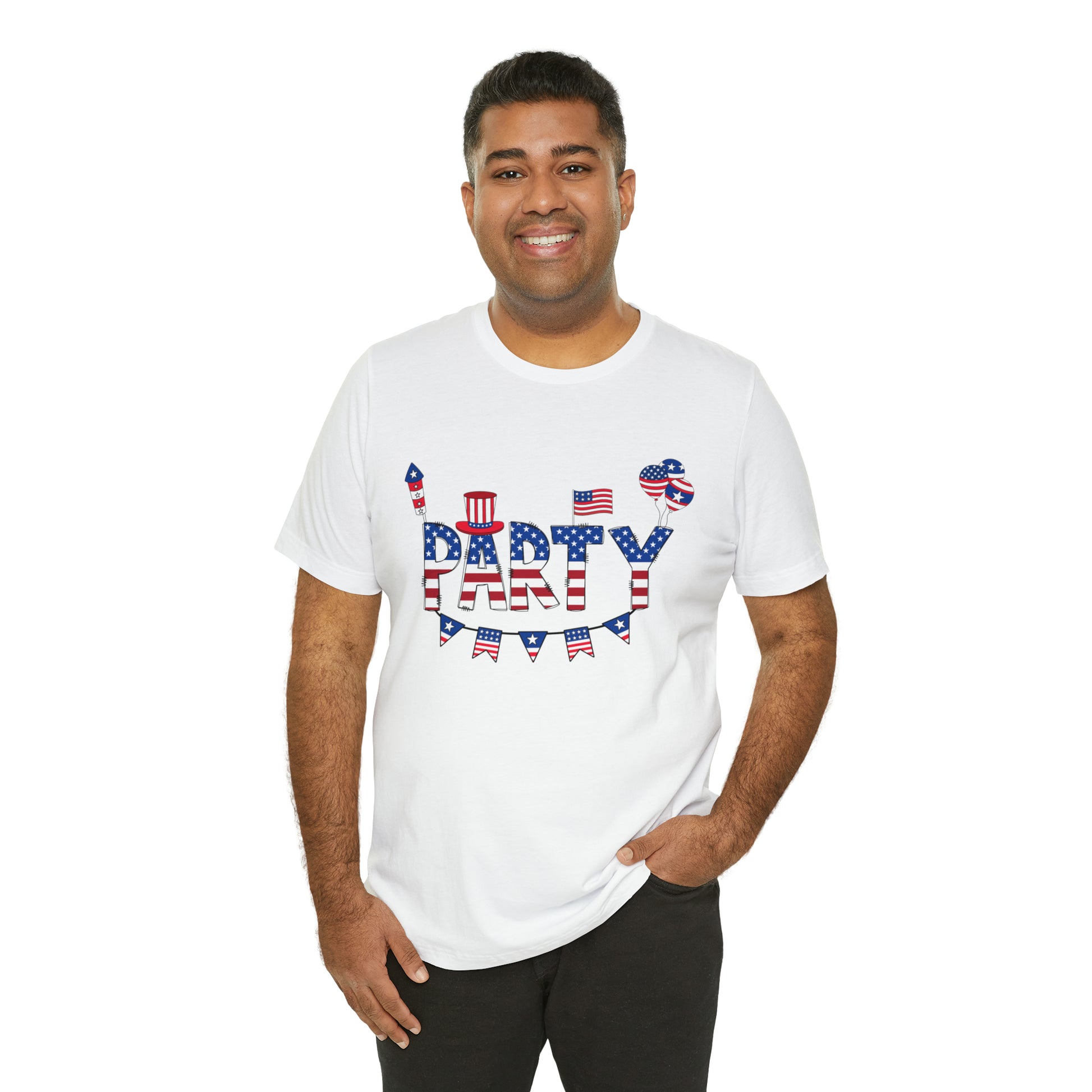 Party July 4 shirt, America T-Shirt, 4th July T-Shirt, Freedom, Stars and Stripes, Flags, Gift shirt, Printify