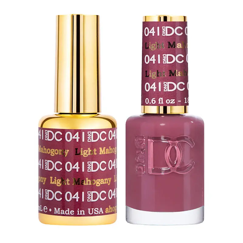 DND DC Gel Nail Polish -  Light Mahogany #041 DND