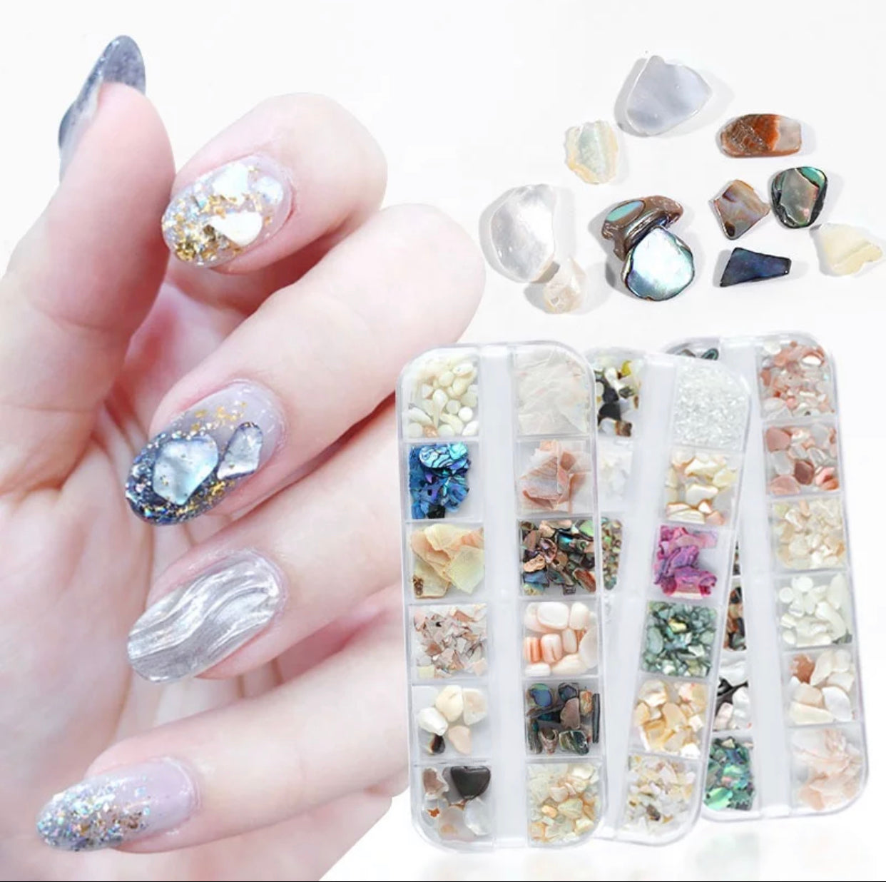 Fashion Seashells Jewelry 3D Charms Nail Art Design HB Premier Nail Supply