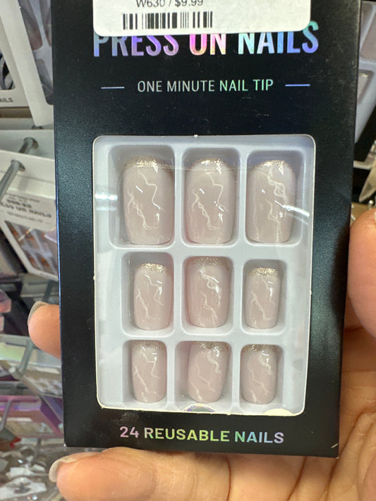 Press on Nail Design W630 Beyond Beauty Page