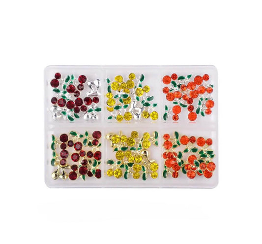 Cherry Nail Charm 60pcs Mix Color Premier Nail Supply