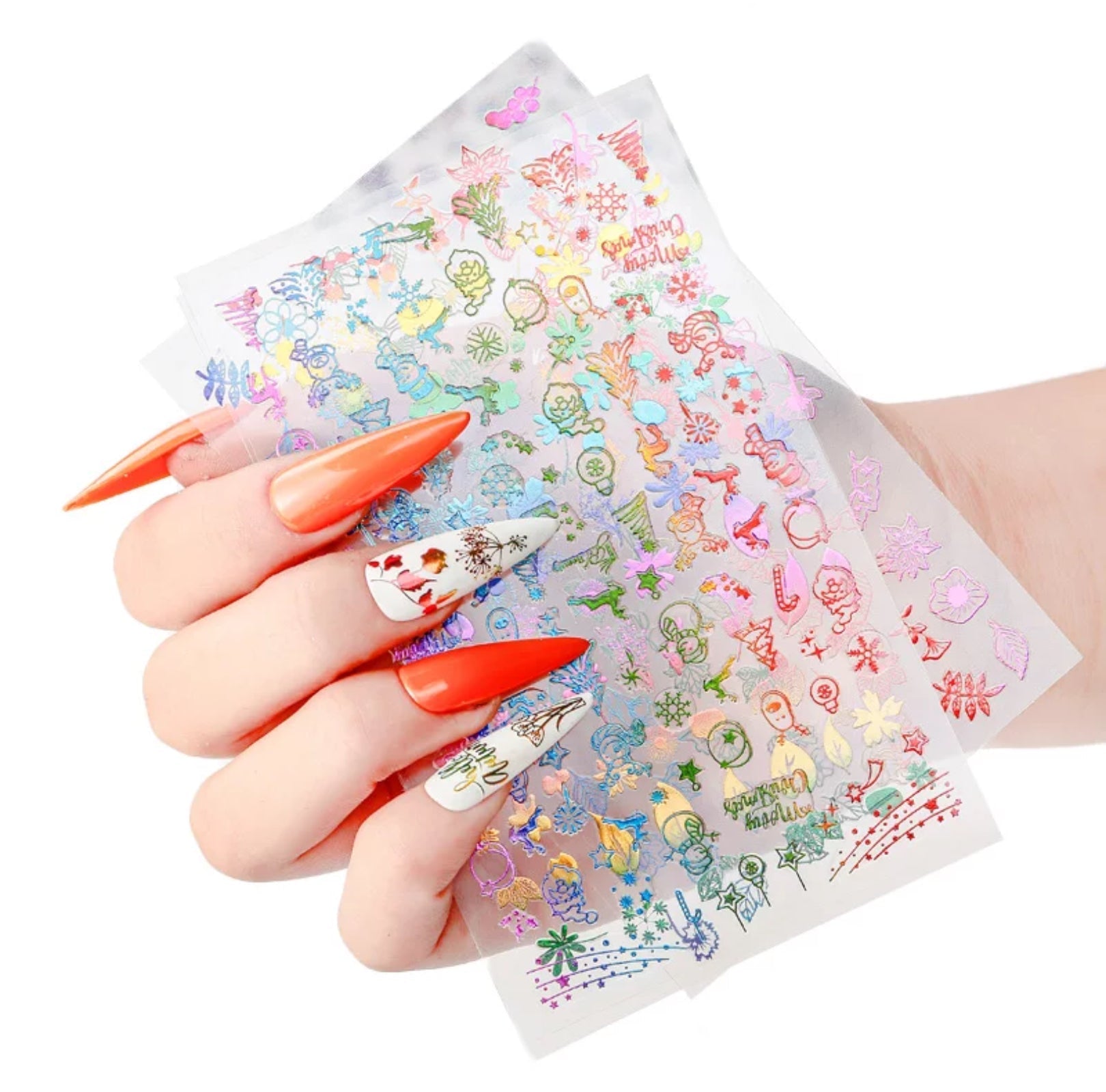 Nail Sticker Flowers Design ZO-05 Premier Nail Supply