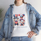 Patriotic Dog Tee - Barkin' for Freedom! | Unisex Heavy Cotton Shirt for July 4th, Casual Wear, Dog Lovers, Gift Idea Printify