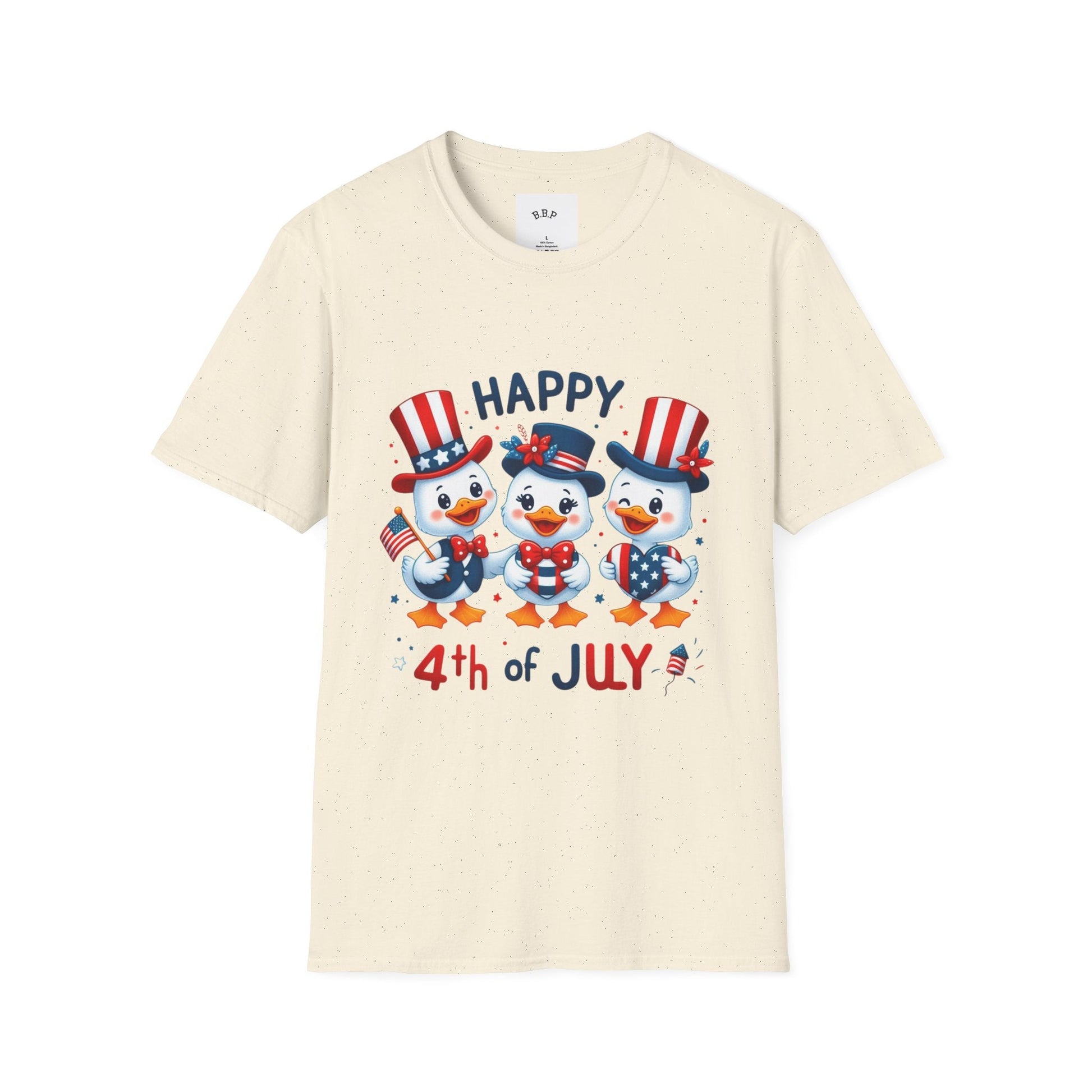 4th of July Duck Trio T-Shirt Printify