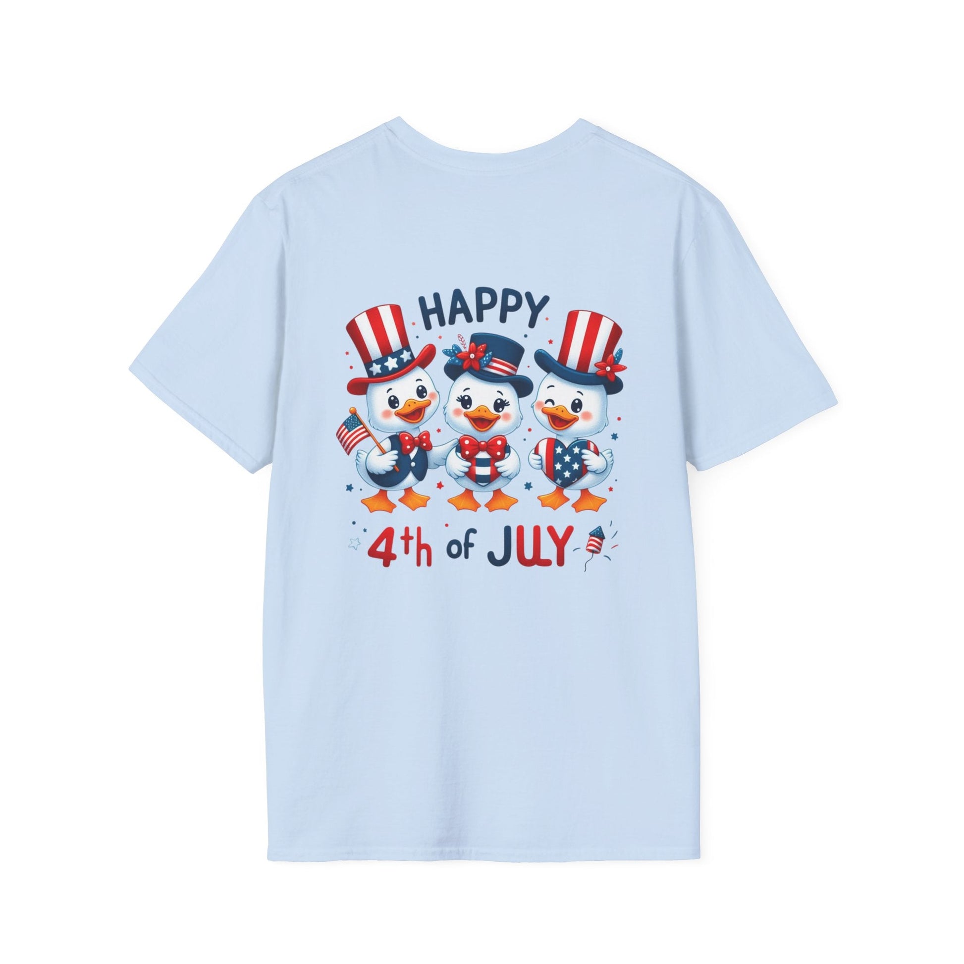 4th of July Duck Trio T-Shirt Printify