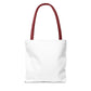 Patriotic Tote Bag with Bear Design | Barkin' for Freedom | Perfect for July 4th, Summer Picnics, Travel, and Everyday Use Printify