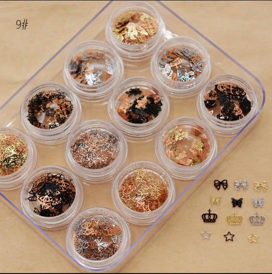 Charm Metal Nail Decoration Set Premier Nail Supply