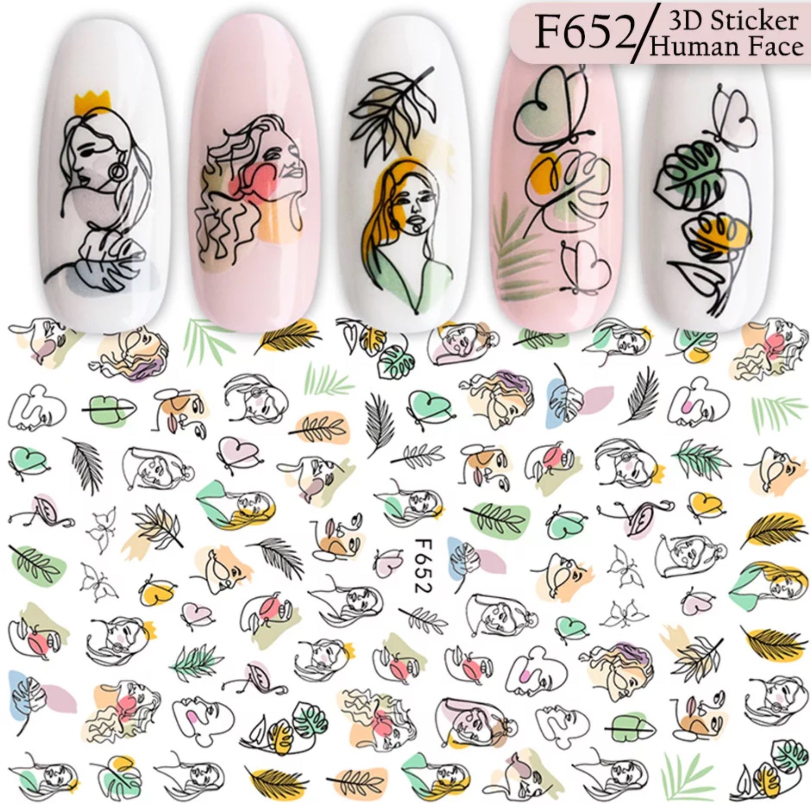 Nail Sticker F652 Premier Nail Supply