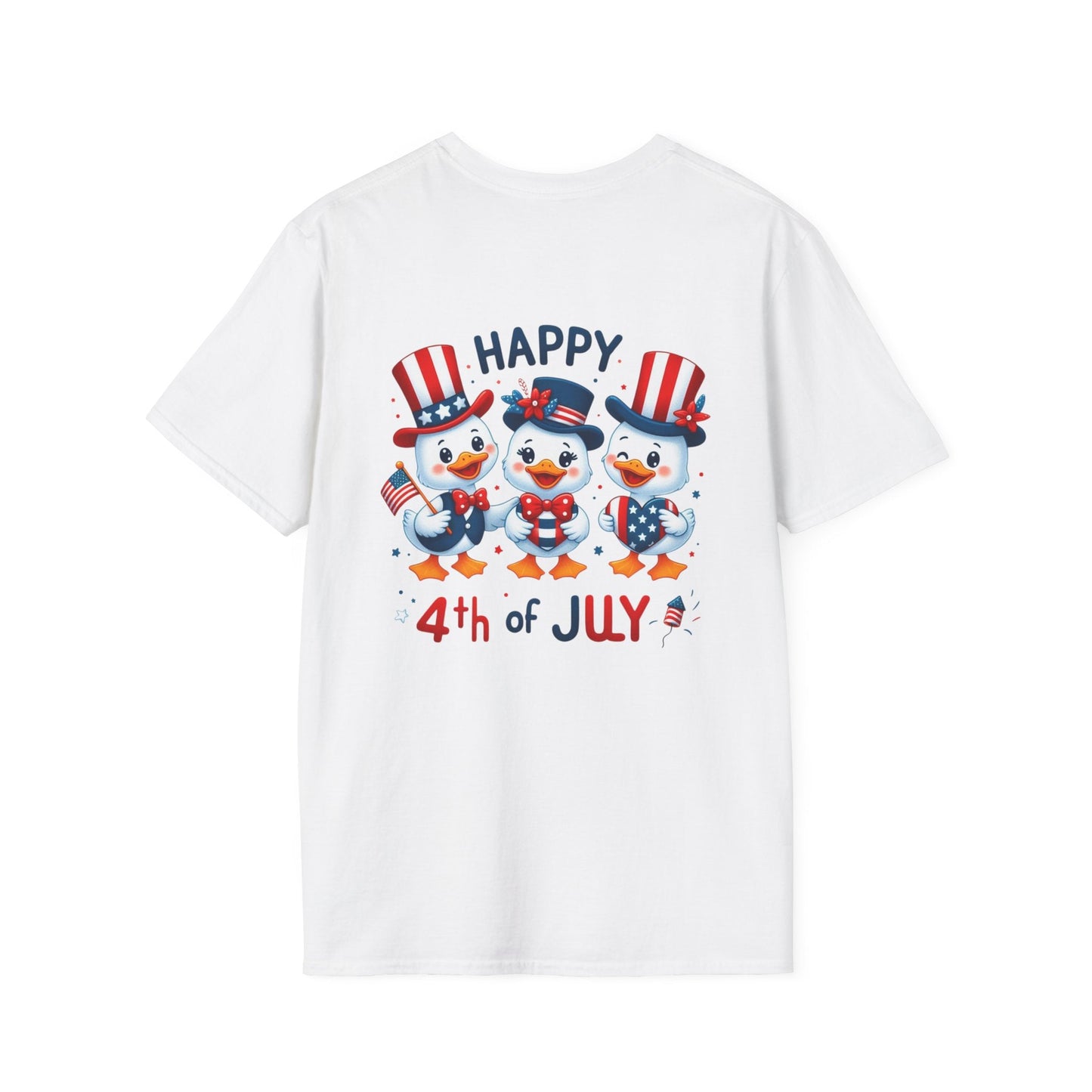 4th of July Duck Trio T-Shirt Printify