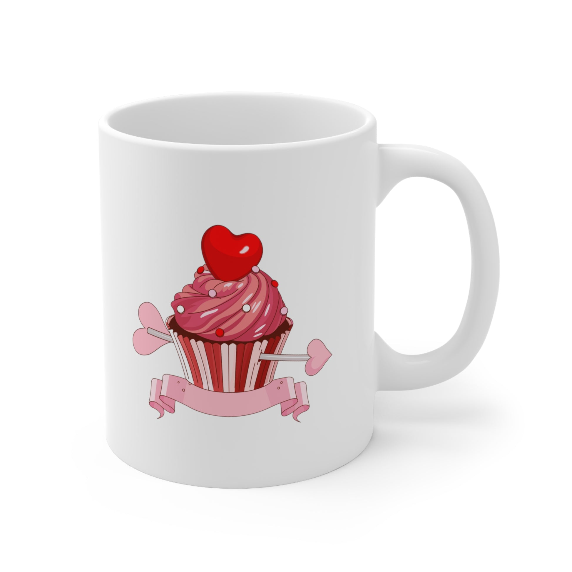 Valentine Cupcake Mug 11oz Printify