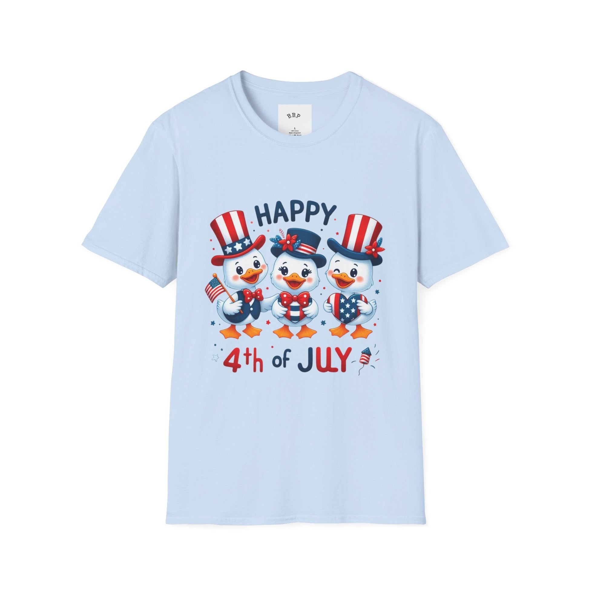 4th of July Duck Trio T-Shirt Printify