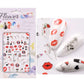 Nail Sticker Red Lip XF3387 Premier Nail Supply