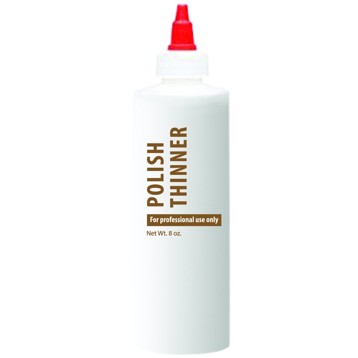 Empty Plastic Bottle With Cap No Label & label 8 oz China Glaze