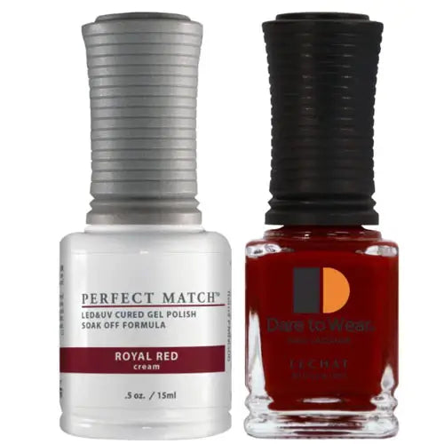 Lechat Perfect Match Gel Nail Polish - Royal Red 0.5 oz - #PMS006 LeChat