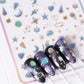 Nail Sticker Colorful Luxury 3D jewels Design -DP413 Premier Nail Supply