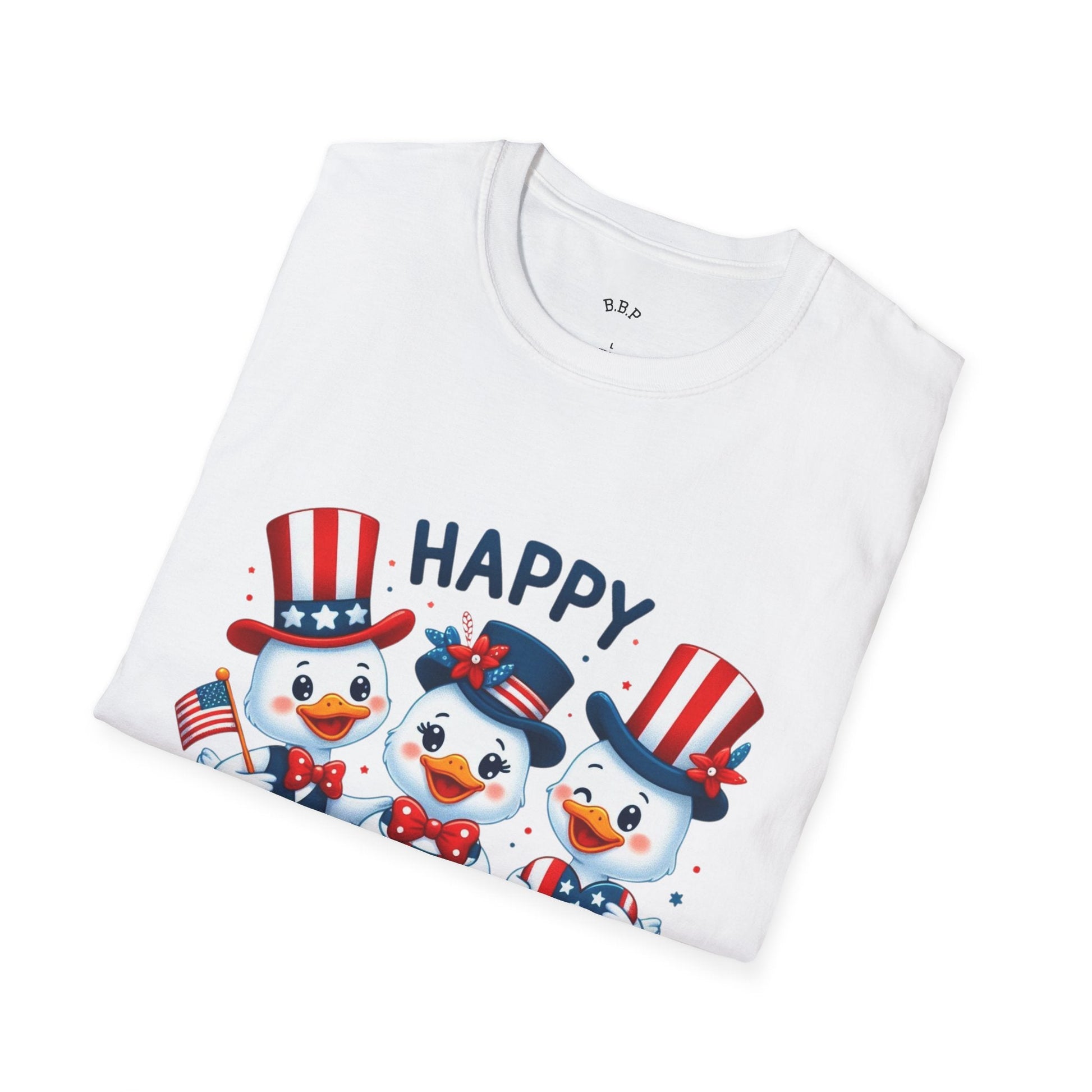 4th of July Duck Trio T-Shirt Printify