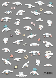 Nail Sticker Kawaii White #YL1006 Premier Nail Supply