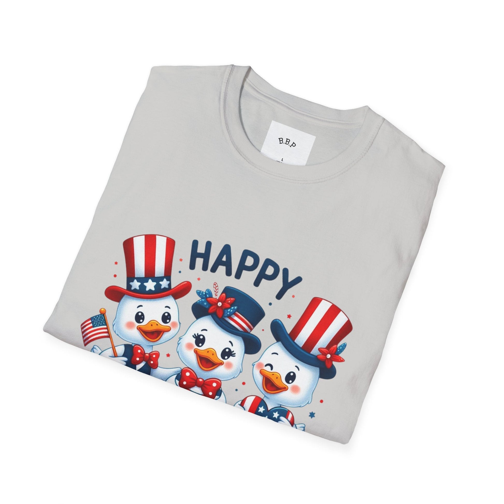 4th of July Duck Trio T-Shirt Printify