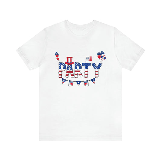 Party July 4 shirt, America T-Shirt, 4th July T-Shirt, Freedom, Stars and Stripes, Flags, Gift shirt, Printify