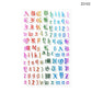 Nail Sticker Colorful Luxury 3D jewels Design -DP413 Premier Nail Supply