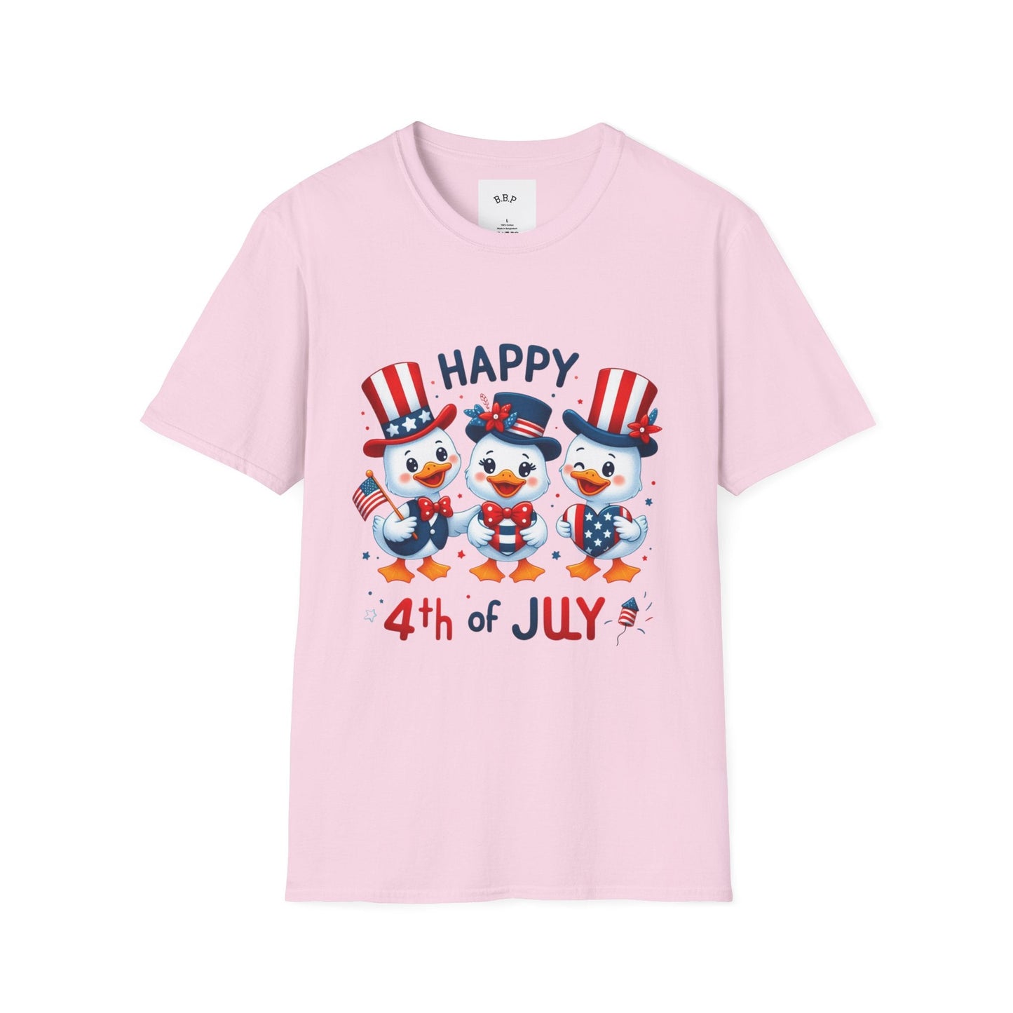 4th of July Duck Trio T-Shirt Printify