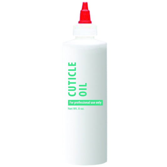 Empty Plastic Bottle With Cap No Label & label 8 oz China Glaze