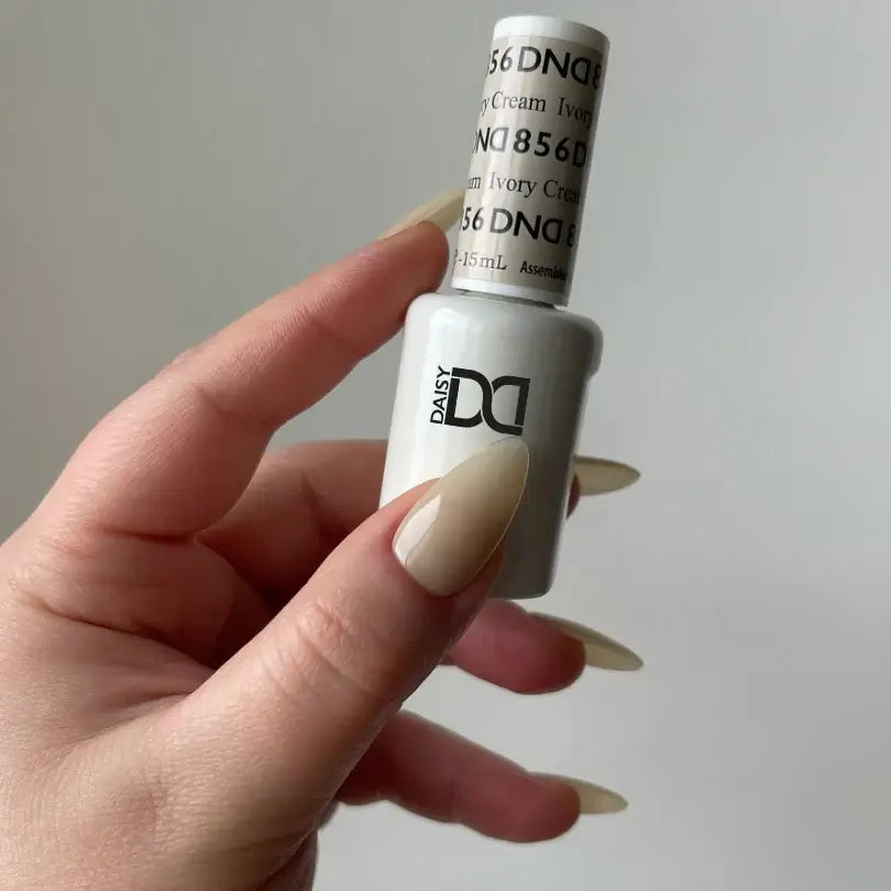DND- Single Gel Polish Ivory Cream #SS856 DND