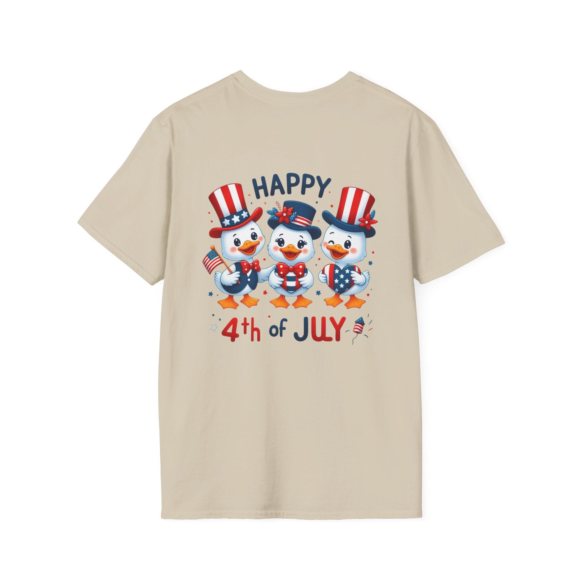 4th of July Duck Trio T-Shirt Printify
