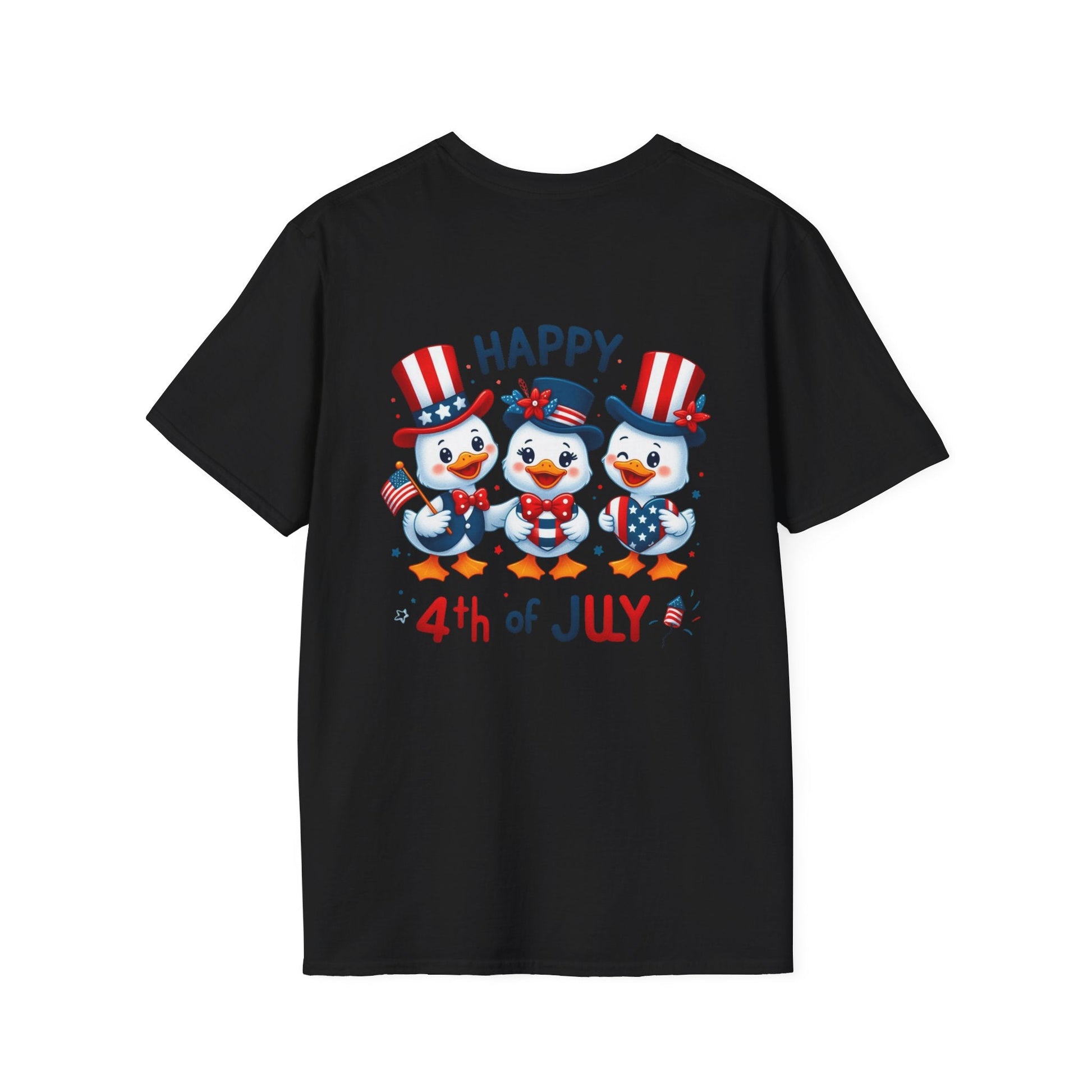 4th of July Duck Trio T-Shirt Printify