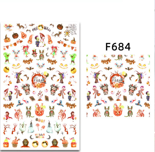 Nail Sticker Boo It Halloween F684 Premier Nail Supply
