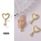 Nail Charm 3D  Diamond Heart 1 pcs/bag Premier Nail Supply